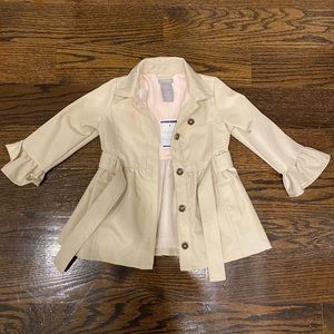 Adorable toddler trench coat NWT 24 months Tahari